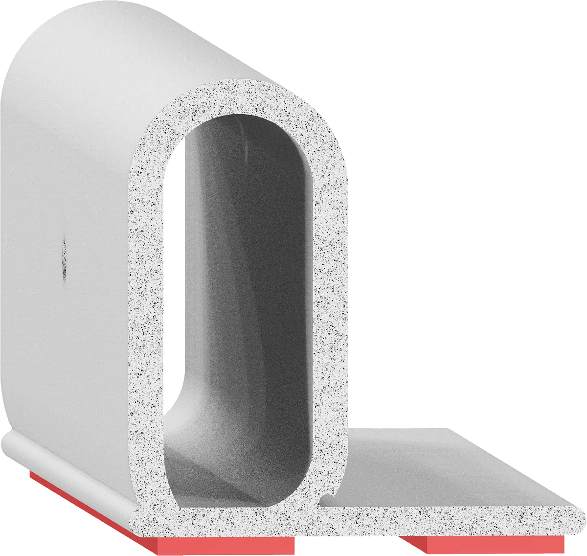 Cross-section drawing of TR-504-T-WT-2-X-Tape