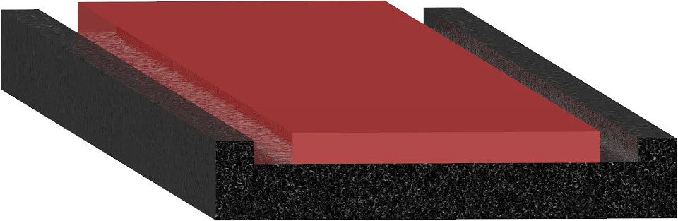 Cross-section drawing of SD-358-T