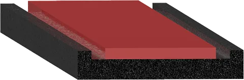 Cross-section drawing of SD-358-T
