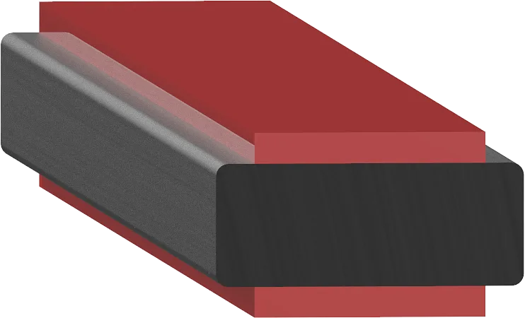 Cross-section drawing of SD-242-DT