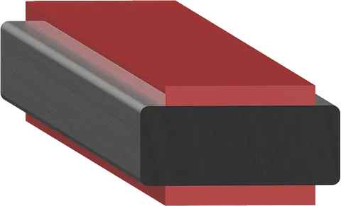 Cross-section drawing of SD-242-DT