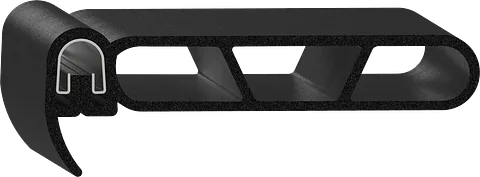 Cross-section drawing of SD-509-Flap