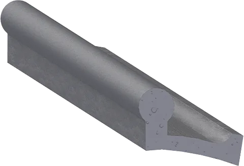 Cross-section drawing of DD-016